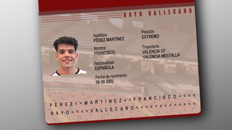 电竞比分-官方：瓦伦西亚22岁边锋弗兰-佩雷兹转会巴列卡诺，签约4年