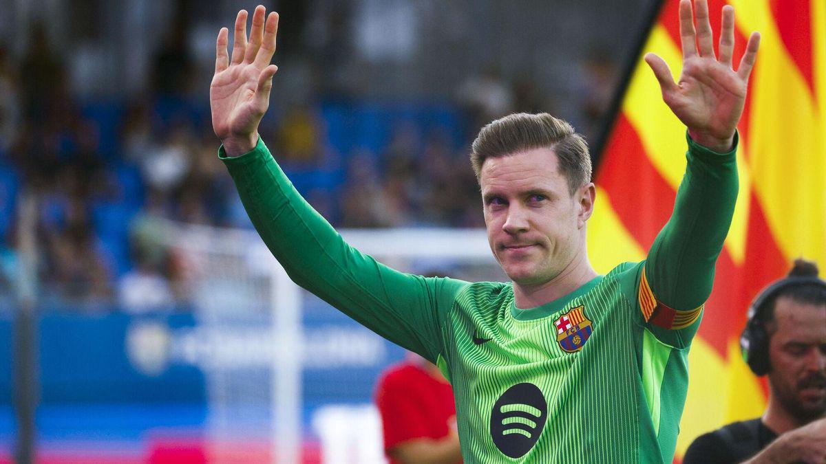 每体：西甲批准巴萨为特狮申请伤停，并注册新门将加西亚